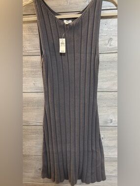 aerie | Dresses | Nwt Aerie One Shoulder Ribbed Midi Dress Black Size S |  Poshmark